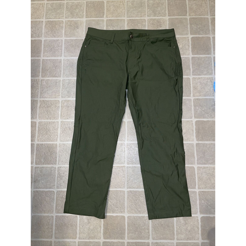 Swiss Tech Performance Gear Men's 38x30 Mens Travel Pants Brown